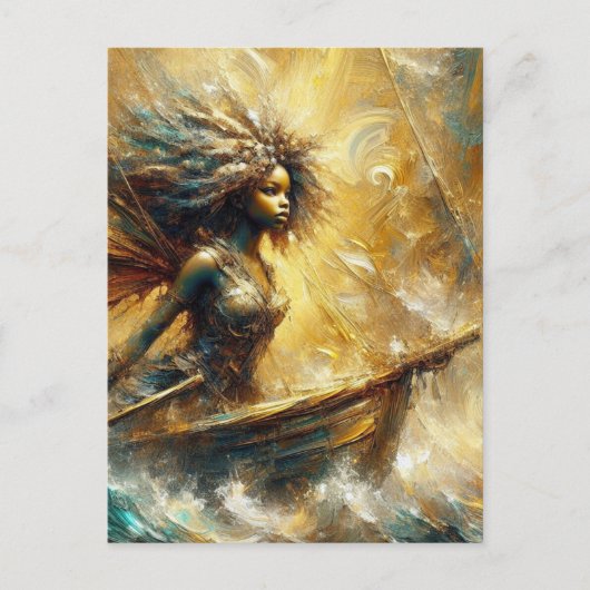 Fairy in a Boat ポストカード (正面)