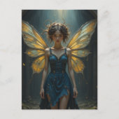 Fairy in a Denim Dress ポストカード (正面)