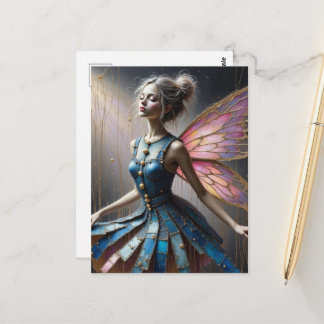 Fairy in a Denim Dress ポストカード