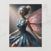 Fairy in a Denim Dress ポストカード (正面)