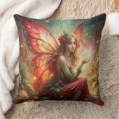 Fairy in red クッション (ブランケット)