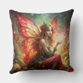 Fairy in red クッション (裏面)