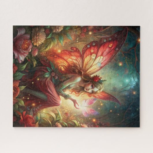 Fairy in red ジグソーパズル (横)