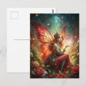 Fairy in red ポストカード (正面/裏面)