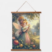 Fairy In The Garden 吊り下げ型タペストリー (正面)