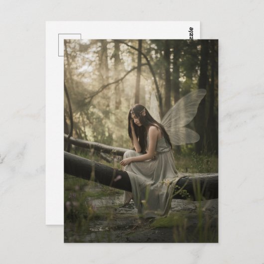 Fairy in the Woods ポストカード (正面/裏面)