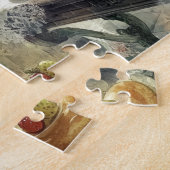 Fairy Magic Tea Party Spring Kitchen Baking Time ジグソーパズル (側面)