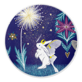 Fairy Moth Bunny  セラミックノブ