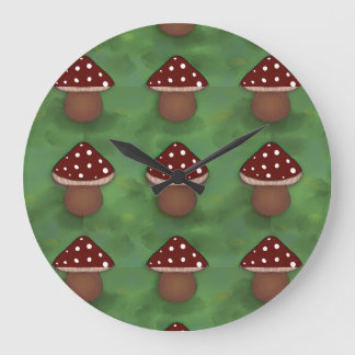 Fairy Mushroom Clock ラージ壁時計