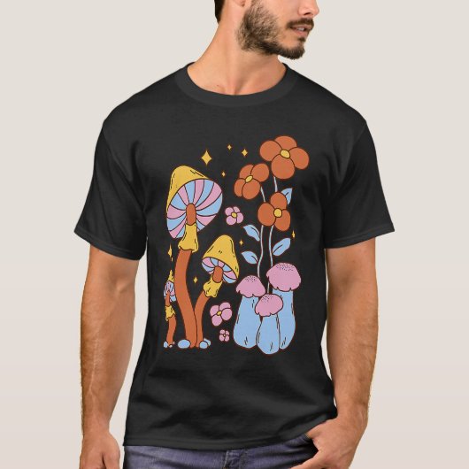 Fairy Mushroom Garden Tシャツ (正面)