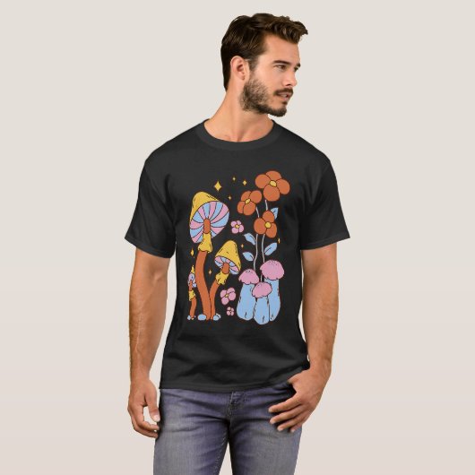 Fairy Mushroom Garden Tシャツ (正面フル)