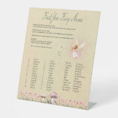 Fairy Name - Fairy First Birthday 台座サイン (正面)