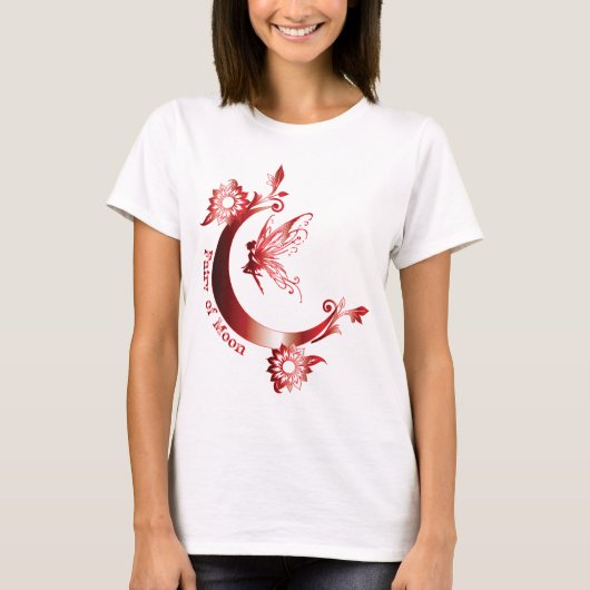 Fairy of moon Women Shirt Tシャツ (正面)
