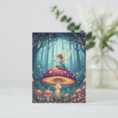 Fairy on a Mushroom ポストカード (スタンド正面)