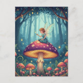 Fairy on a Mushroom ポストカード (正面)