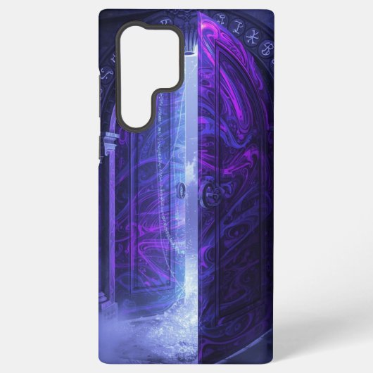 Fairy on Glowing Mushroom Samsung Case Galaxyケース (裏面)