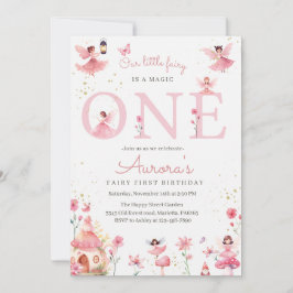 Fairy One Invitation for Birthday Magical Party  招待状