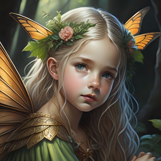 Fairy Princess - Decoupage - Whimsical 薄葉紙