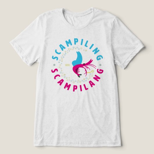 Fairy scampi トライブレンドＴシャツ (デザイン正面)