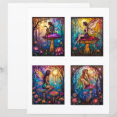 Fairy Scrapbook Junk Journal Collage Paper (正面/裏面)