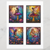 Fairy Scrapbook Junk Journal Collage Paper (正面)