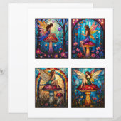 Fairy Scrapbook Junk Journal Collage Paper (正面/裏面)