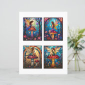 Fairy Scrapbook Junk Journal Collage Paper (スタンド正面)