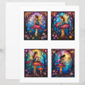 Fairy Scrapbook Junk Journal Collage Paper (正面/裏面)