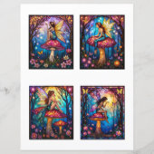 Fairy Scrapbook Junk Journal Collage Paper (正面)