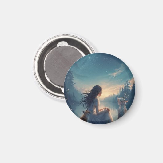 FAIRY SISTERS AND THE FOX マグネット (正面/裏面)