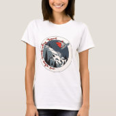 Fairy Snowborder ; Eat Sleep Snowboarding Repeat Tシャツ (正面)