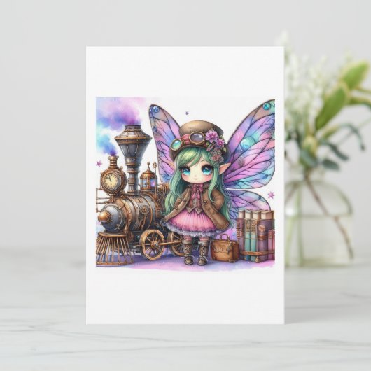 fairy steampunk 招待状 (スタンド正面)