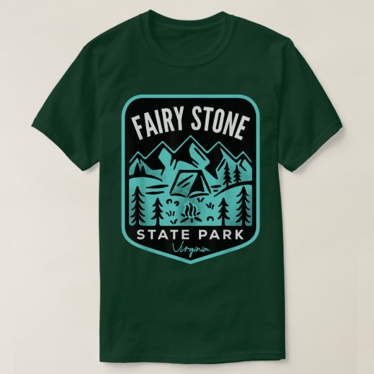 Fairy Stone State Park VA  Tシャツ (デザイン正面)