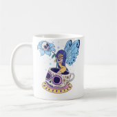 Fairy Sugar Skull Mug Butterfly Tea Pot Witch Magi コーヒーマグカップ (左)
