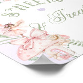 Fairy Sweets and treats Whimsical Purple Birthday ポスター (角)