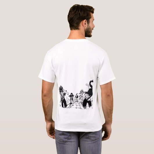 Fairy Tail アニメTシャツ Tシャツ (裏面フル)