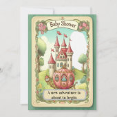 Fairy Tale Castle Baby Shower Invitation 招待状 (正面)