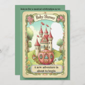 Fairy Tale Castle Baby Shower Invitation 招待状 (正面/裏面)