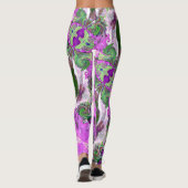 Fairy Tale Hearts Pink Leggings レギンス (裏面)