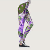 Fairy Tale Hearts Purple Leggings レギンス (右)