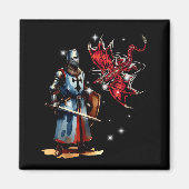 Fairy Tale Knight Children's Knight Armor Fairy Ta マグネット (正面)