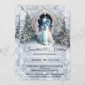 Fairy tale personalized invitations for girls 招待状 (正面/裏面)