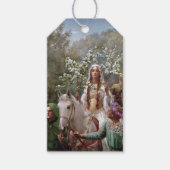 Fairy-Tale Queen Guinevere (by John Collier) ギフトタグ (正面)