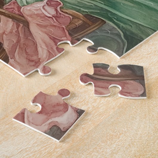 Fairy Tea Party Spring Enchanted Sweets Magic ジグソーパズル (側面)