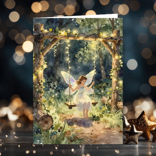 Fairy Themed Girl's Birthday カード