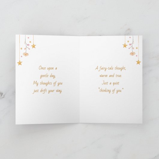 Fairy Themed | Thinking About You カード (内部)