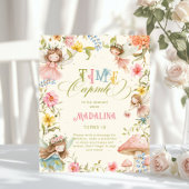 Fairy Time Capsule Bright Wildflower Birthday ポスター