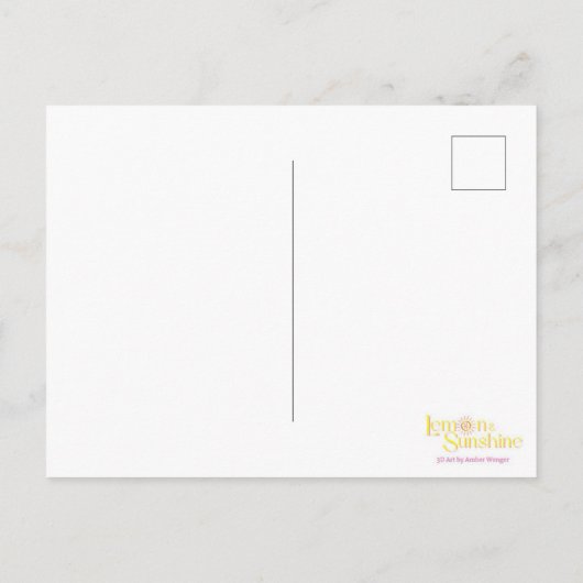 "Fairy Treasures" ポストカード (裏面)