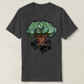 Fairy Tree Art green nature lovers fairies druid d Tシャツ (デザイン正面)