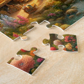 Fairy Village Magical Fairy Homes Waterfall ジグソーパズル (側面)